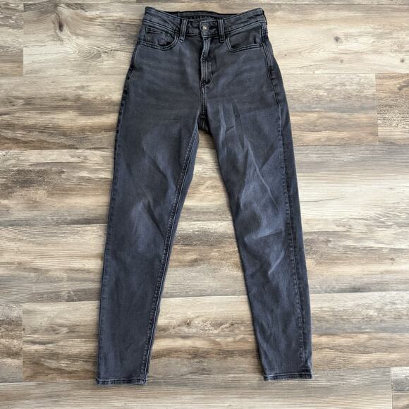 American Eagle Black Mom Jean – Women’s Size 00 Regular Stretch - Picture 2 of 10